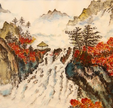"Autumn," by Virginia Yuk Yun Mark ,exhibited for PCA's "Celebrate Arts & Aging" 2016