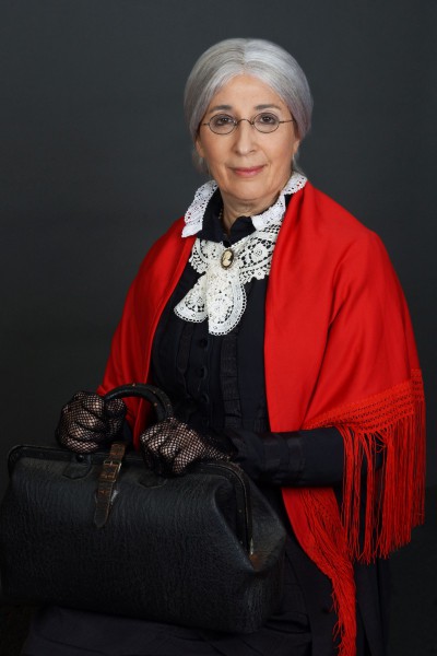 Actress Marjorie Goldman portrays suffragist Susan B. Anthony