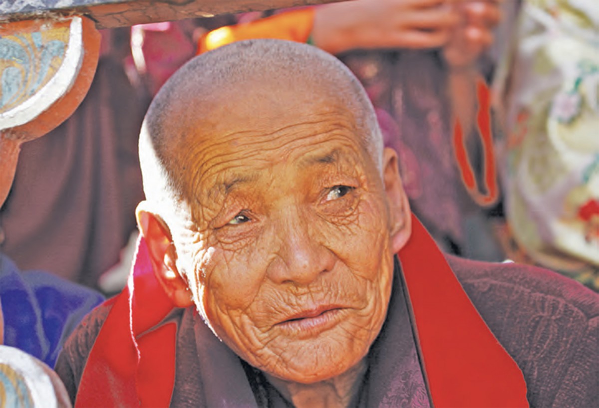photo of Bhutanese elder
